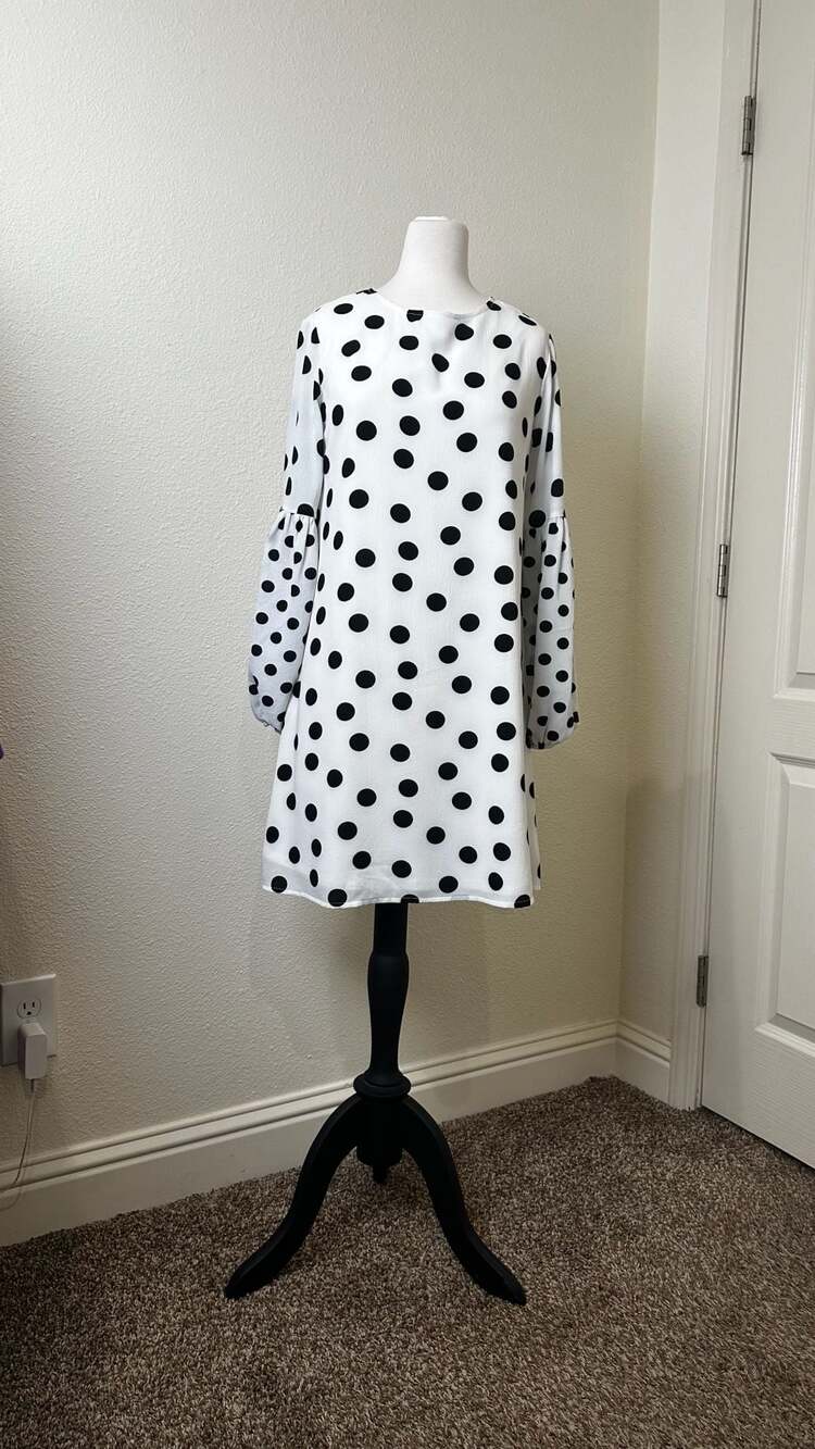 Cato Polka Dot Shift Dress